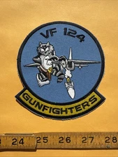 Navy Squadron Patch VF 124, Gunfighters, Tomcat,