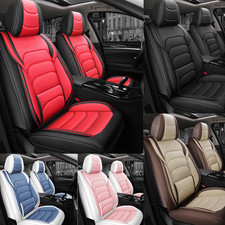 Full Set Pu Leather Car 5 Seat Covers For Toyota Camry Tacoma 4runner Corolla Full Set Pu Leather Car 5 Seat Covers For Toyota Camry Tacoma 4runner Corolla