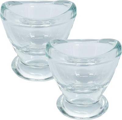 2 Pcs Glass Eye Wash Cups Eye Wash Cleaner for Eye Rinse,Portable Eye Care Tools