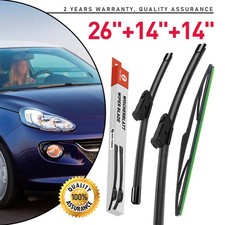 Scheibenwischer Vorne + Hinten Passend Für Opel Adam 2012-2019