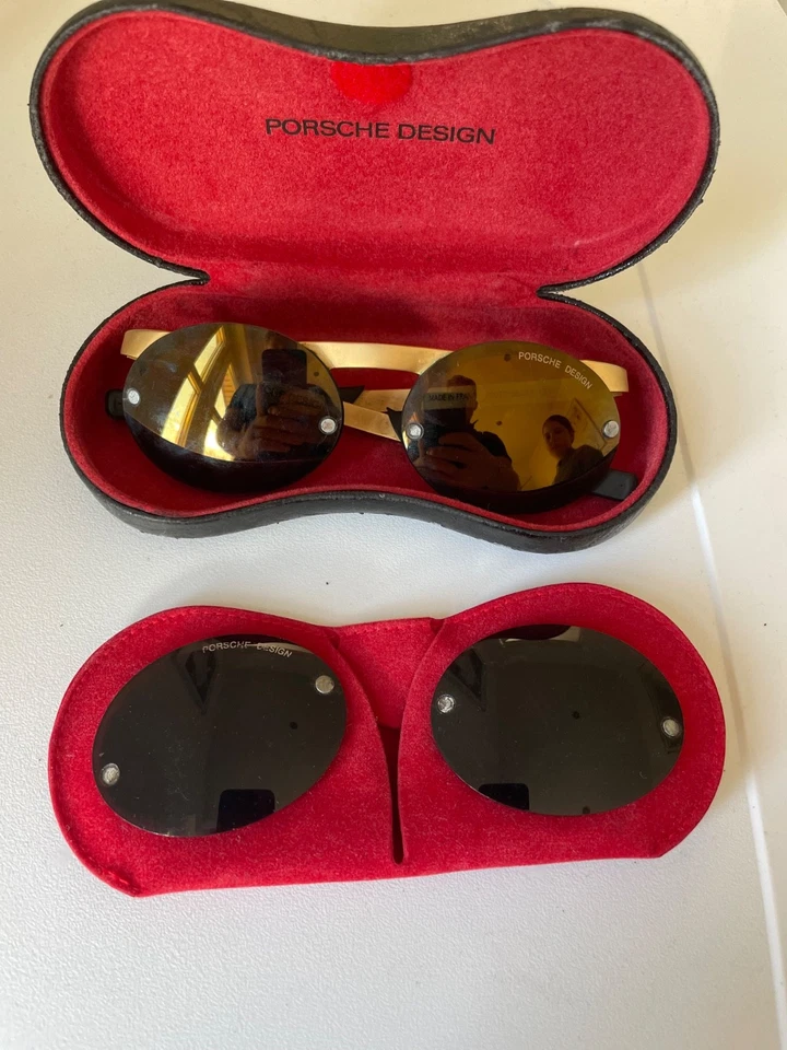 porsche design sunglasses vintage 5694 model gold - Image 2 of 4