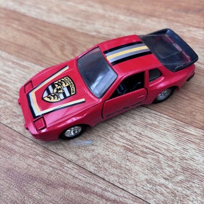Porsche 944 (8307) Diecast Pull-Back Action by Yat Ming Hong Kong 1980 Vintage