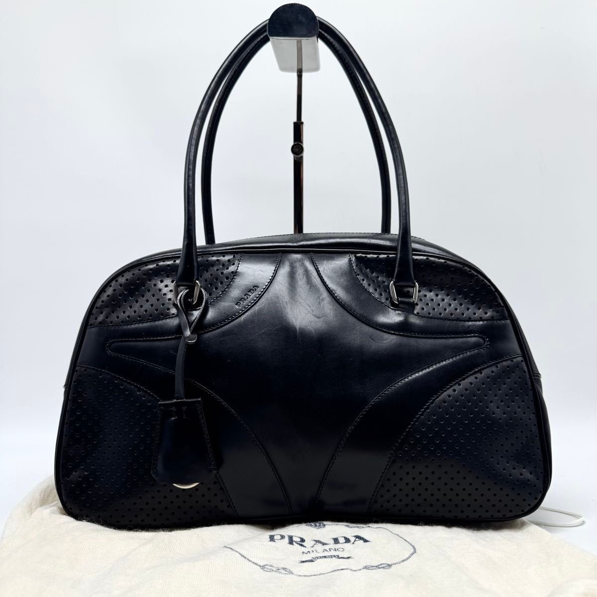 バッグ 2000ss prada boring bag white archive】2000ss PRADA leather boring bag