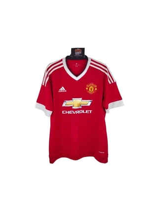 Maillot de football domicile Manchester United FC 2015-2016 (M) Adidas Jersey - Photo 1/3