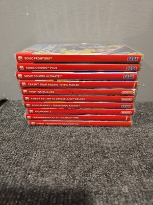 nintendo switch empty game case lot Of 10