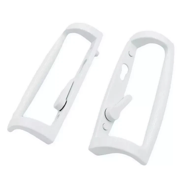 uPVC Sliding Patio Door Handle Fuhr 90PZ 90mm - D Shape Handle Set Pair - Image 2 of 4