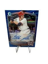 Ethan Petry 2025 Bowman Draft Chrome 1st Blue Wave Refractor Auto /150 #CPA-EP