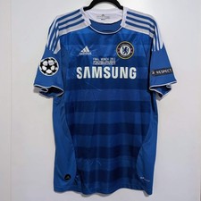 Chelsea FC Didier Drogba UCL Final 2012 Retro Jersey Men's L