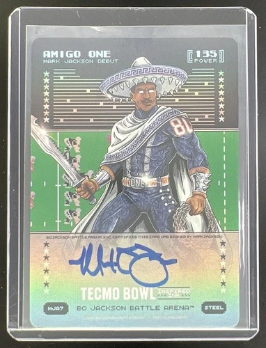 2026 Bo Jackson Battle Arena Tecmo Bowl Amigo One Steel Auto #MJA7