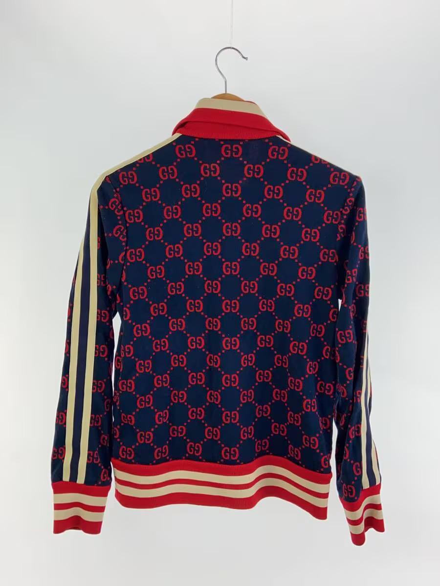 GUCCI track Jacket Navy S Used | eBay