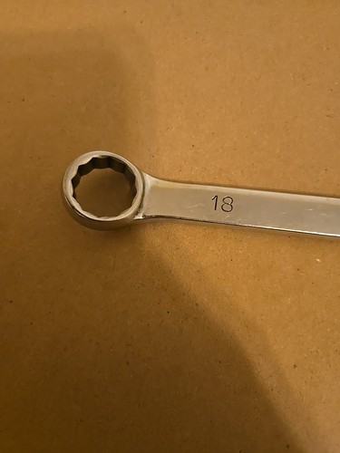 Mac Tools 18MM 12PT Metric Chrome Combination Wrench USA M18CL - Foto 6 di 9