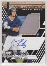 2020 Elite Extra Edition Future Threads Signatures Black Tristen Lutz Auto 6q5
