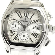 CARTIER Roadster XL W62019X6 Chronograph Date Silver Dial Automatic Men's_889630