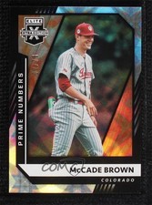 2021 Panini Elite Extra Edition Prime Numbers B 2/78 McCade Brown #104 11pj