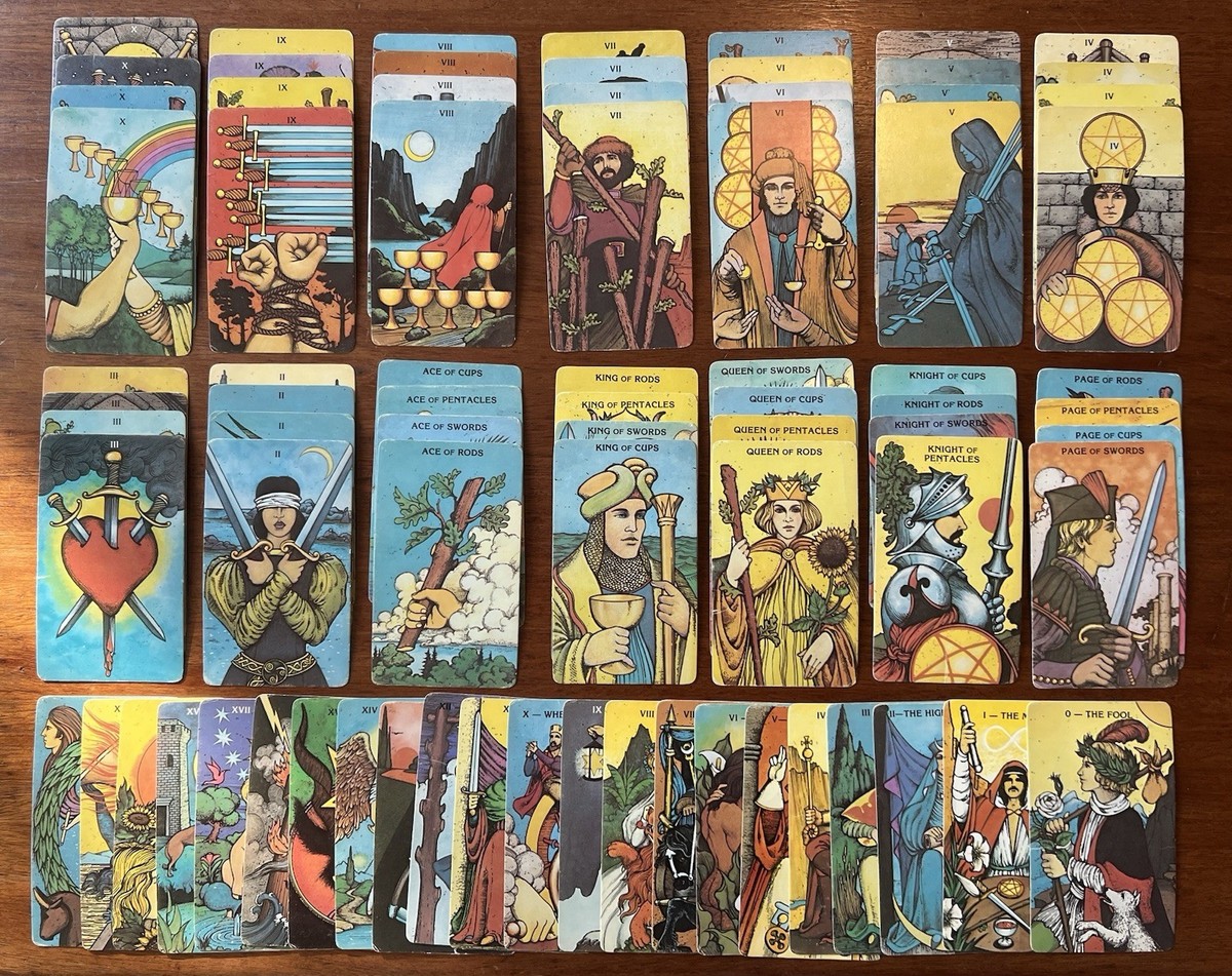 COMPLETE* Morgan Greer Tarot Original 1979 w/ Instruction Booklet