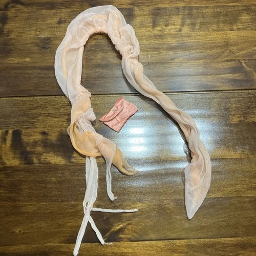 Vintage Peaches N Cream Barbie  Scarf / shawl and bag only 1980’s