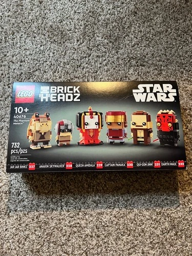 LEGO Star Wars: The Phantom Menace Brickheadz (40676) Retired *Factory Sealed*