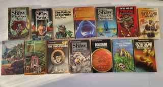 Signed / Inscribed Bob Shaw book collection sci fi Shadow of Heaven