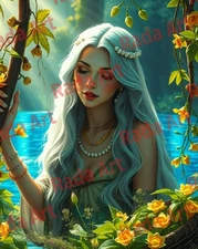 2 Set Forest Fairy Digital Image Picture Photo AI Art Sample Product Collection