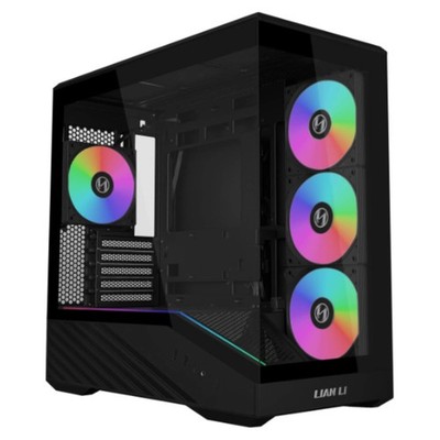Lian-Li Vector V100R Mini Black PC Case Computer Mini Tower Micro ATX ARGB PWM