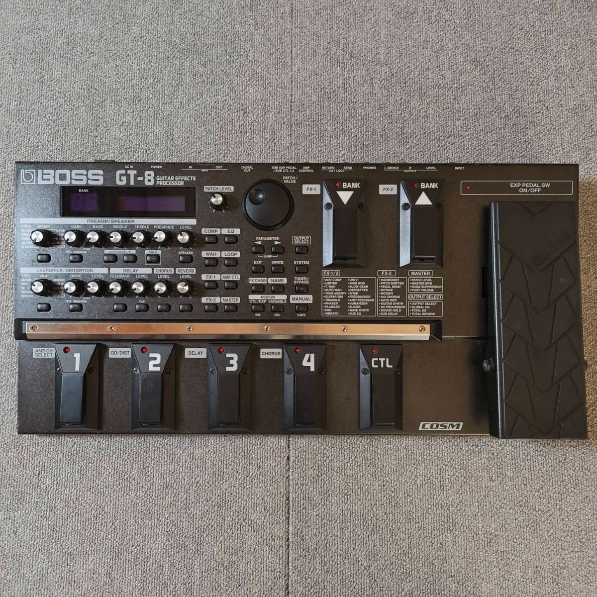 ギター BOSS GT-8 Guiter Effects Processor BOSS - GT-8 | Guitar Effects Processor