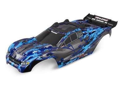 Traxxas 1/10 Rustler 4x4 BL-2s * Body, Silver * 6717X