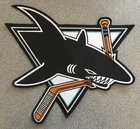 1991-2006 SAN JOSE SHARKS NHL HOCKEY VINTAGE LARGE 11.25" TEAM LOGO PATCH