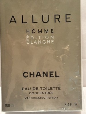 Chanel Allure Homme Edition Blanche EDT 3.4 Oz 100 Ml New Sealed