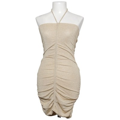 Apart, Neckholderkleid, Größe: 34, Beige/Gold #2tB