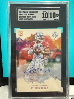 #ad #ad 2019 Panini Chronicles Gridiron Kings Signatures Kyler Murray Auto 10 10 25 $299.00
