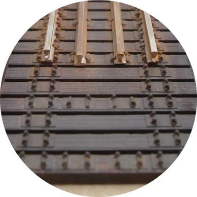 Central Valley HO 19018 25' Bridge Tie Sections, 8 Sections for Code 100