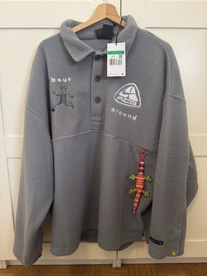 CPFM Nike ACG Langarm Polo Fleece Größe LARGE Kaktus Pflanze Flohmarkt