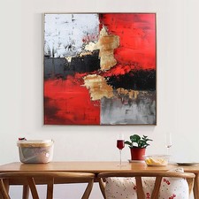 Hand Painted Abstract Oil Painting On Canvas ...