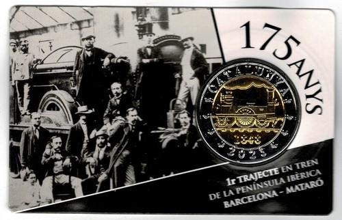 Juego 9 monedas en Prueba numismatica Catalunya 2023 Cataluña - Imagen 7 de 7