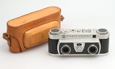 Graflex Stereo Graphic Kleinbild-Stereokamera mit 2x Graflar 1:4/35mm Objektiven