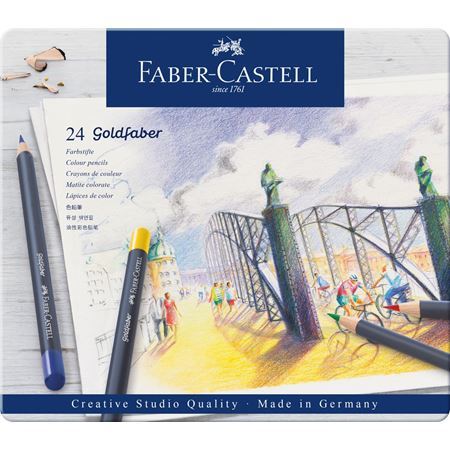 Faber-Castell Farbstifte Goldfaber 24Er Metalletui