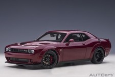 2018 DODGE CHALLENGER HELLCAT SRT WIDEBODY OCTANE RED by 1:18 AUTOart 71739 NEW