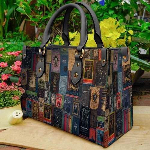 Harry Potter Hogwarts Library Leather Handbag