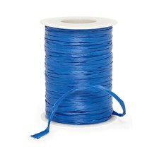 Royal Blue Raffia Ribbon - Matte - 1/4in. x 100 Yds pm4434873a 