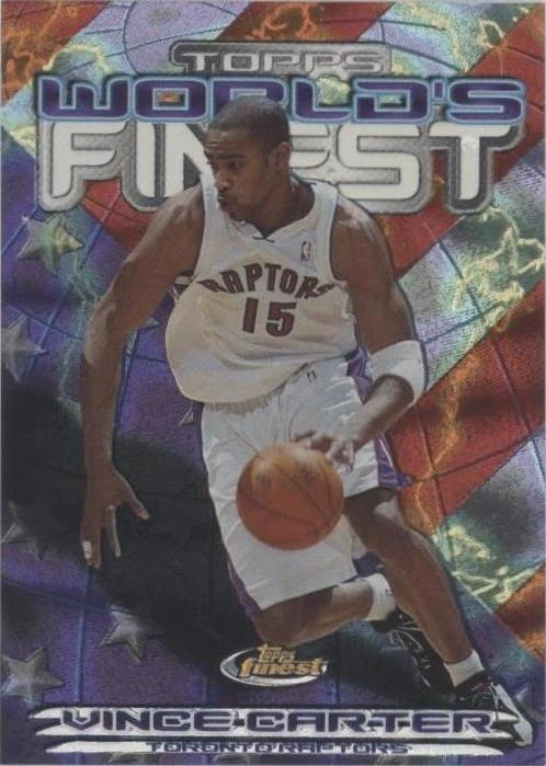 2000-01 Topps Finest - Vince Carter #WF2