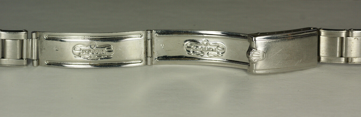 RARE 1964 Rolex 6635 Steel Rivet Full Expansion Bracelet 18mm 60