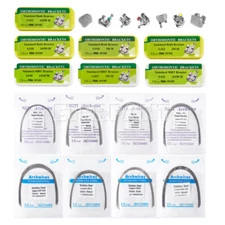 20xETERFANT Dental Ortho Bracket Beaces Metal/Arch Wires NiTi/Stainless Stee