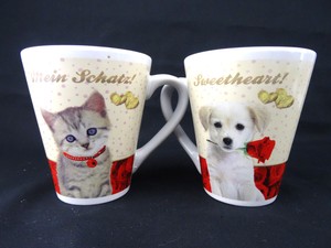 Details Zu Kaffee Tee Becher Tassen Set Hund Katze Sweetheart Liebe Geschenk Valentinstag