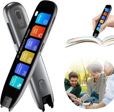 YWNYT Scan Übersetzer Stift 3,7'' Touchscreen 142 Sprachen Leser Smart WIFI BoxK