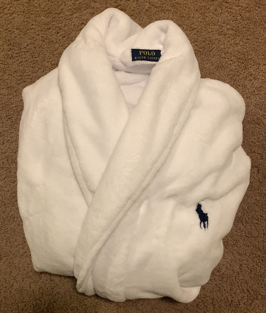 Polo Ralph Lauren Plush Men’s Plush Bathrobe Sz OS Gem