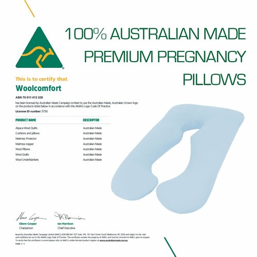 Australian Made Pregnancy/Maternity/Nursing Pillow Body Feeding Support FAST SHI - Picture 5 of 8