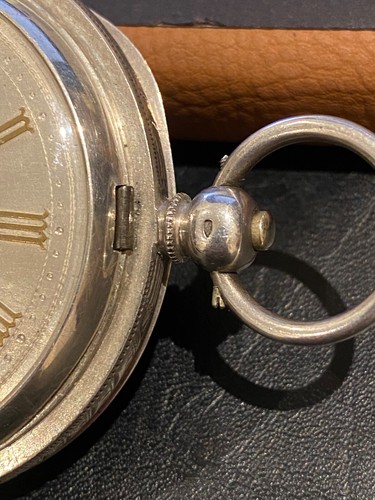 Large & Heavy Antique c1900's 935 Silver Full Hunter Pocket Watch by Gallet & Co - Picture 14 of 14