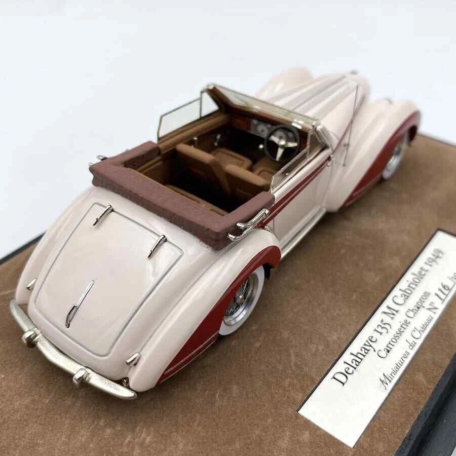 Modellino Auto Miniatures de Chateau 2004 1/43 Delahaye 135 M Cabriolet 1949 LTD - Immagine 3 di 4