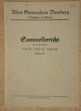 Altes Gymnasium Bamberg Jahresbericht Schulja...
