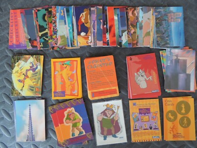 DISNEY HUNCHBACK OF NOTRE DAME CARD SET SKYBOX 1996 1-101 PLUS JESTERS CHALLENGE